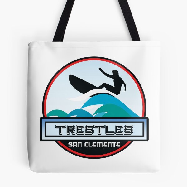 Item preview, Surfing Trestles San Clemente California Surf Surfer Surfboard Waves Ocean Beach Vacation designed and sold by DESTINATIONS DECAL.