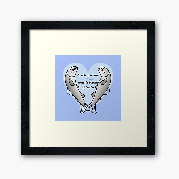 Item preview, Je t'aime beaucoup comme la truite à la truite ❤ designed and sold by Pendientera.