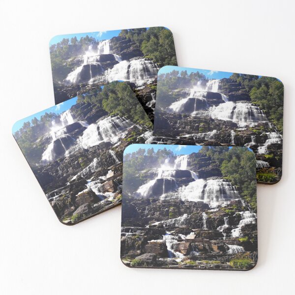 Item preview, Tvindefossen Waterfall Norway designed and sold by Pumpkin-Prints.