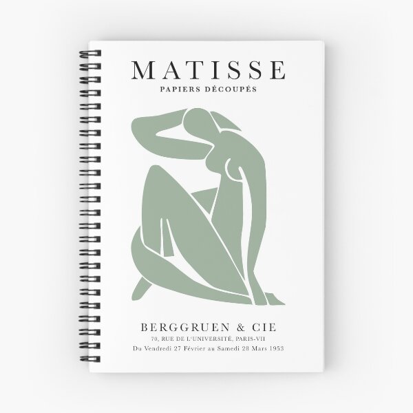 Artikelvorschau, Henri Matisse Nude. Papier Decoupes Art Green, Matisse Cutout's entworfen und verkauft von re-make-.
