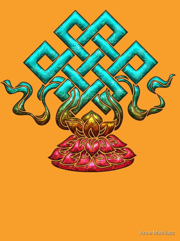 tibetan-endless-knot-lotus-buddhism-symbol-t-shirt-by-nitty-gritty