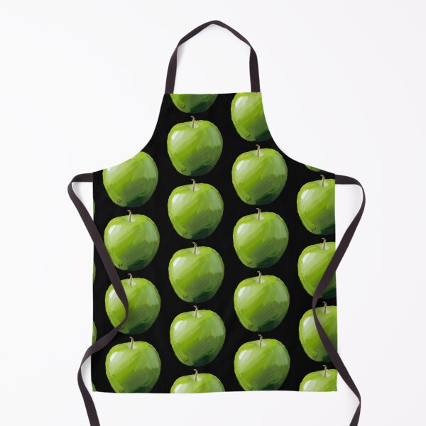 Item preview, Green Apple Emoji Oil Painting by ghostflowerart designed and sold by ghostflowerl.