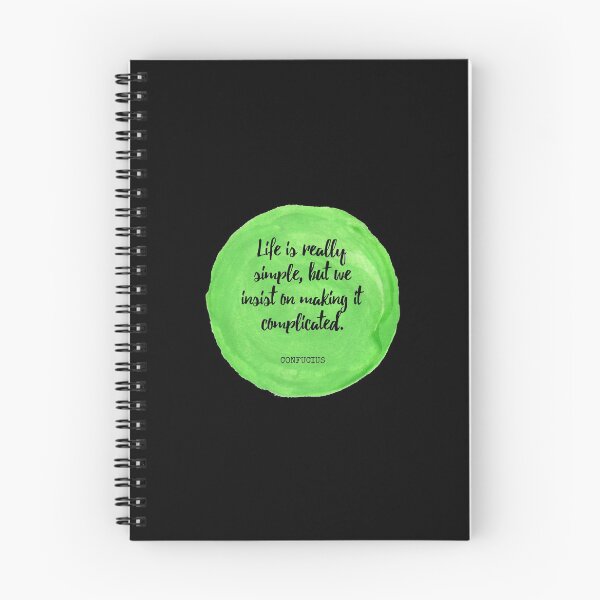 Item preview, Confucius - Life is really simple, but we insist on making it complicated. designed and sold by SocraticQuotes.