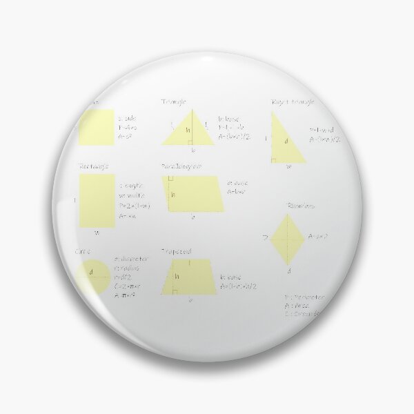 Item preview, the area and the perimeter formula-pack of stickers designed and sold by CSouissi.