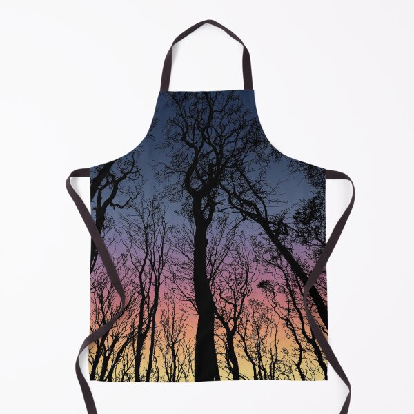 Item preview, Decorative black blue, purple and pink abstract colorful woods in the morning designed and sold by hyggekrog.