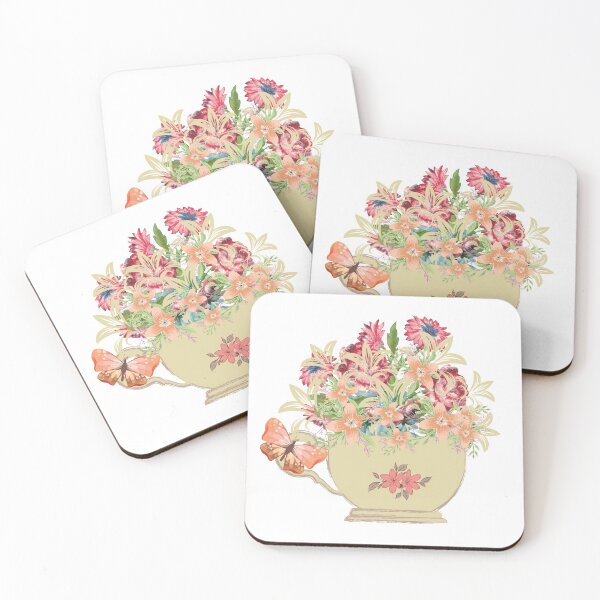 Artikelvorschau, Vintage Teetasse Blumen entworfen und verkauft von zanybay.