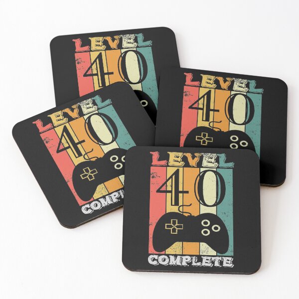 Item preview, retro vintage 30th Birthday, 40 Years Level 40 Men 1981 Gift designed and sold by Space Art.