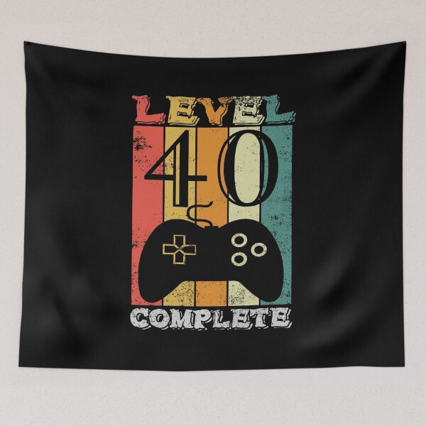 Item preview, retro vintage 30th Birthday, 40 Years Level 40 Men 1981 Gift designed and sold by Space Art.