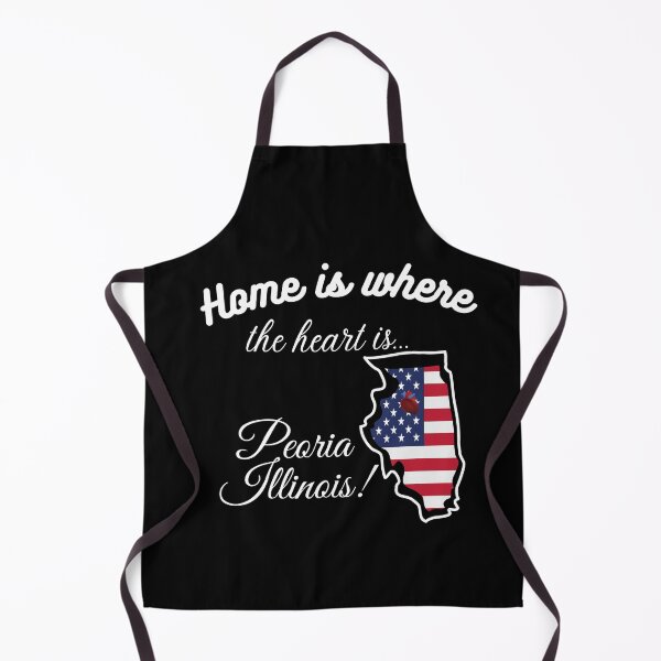 Item preview, Peoria Illinois Home is Where the Heart Is designed and sold by JohnSit.