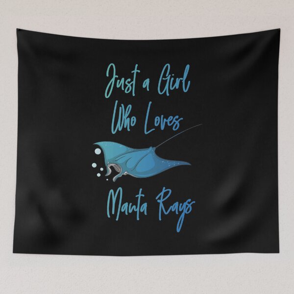 Item preview, Manta Rays Just a girl who loves Manta Rays women girls designed and sold by Lenny Stahl.