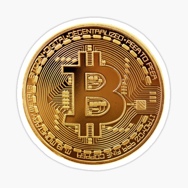 Bitcoin Coin BTC Sticker