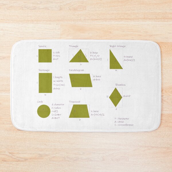 Item preview,  the area and the perimeter formula-pack of stickers designed and sold by CSouissi.