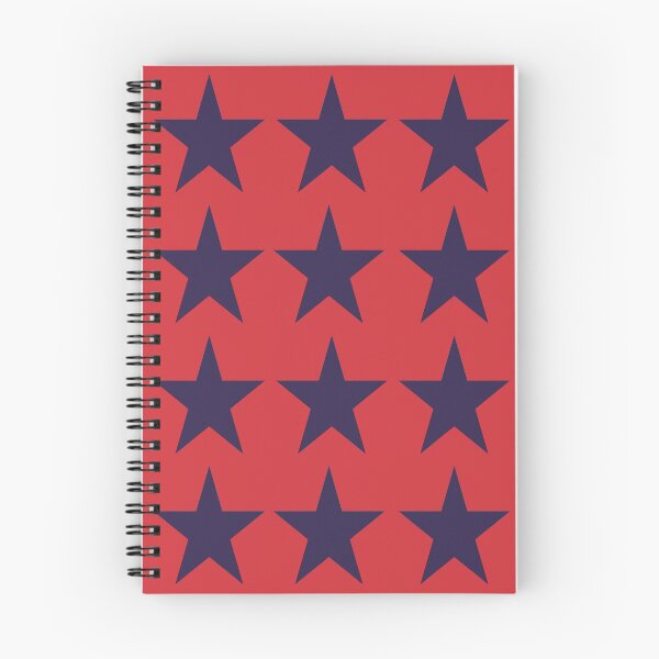 Item preview, Large NAVY BLUE & RED STARS  designed and sold by RachelMacht.