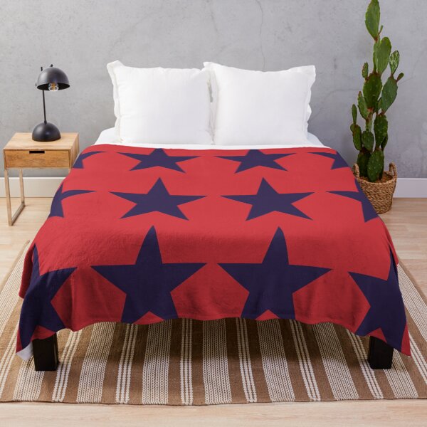 Item preview, Large NAVY BLUE & RED STARS designed and sold by RachelMacht.