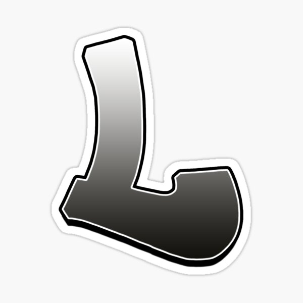 Letter L Sticker
