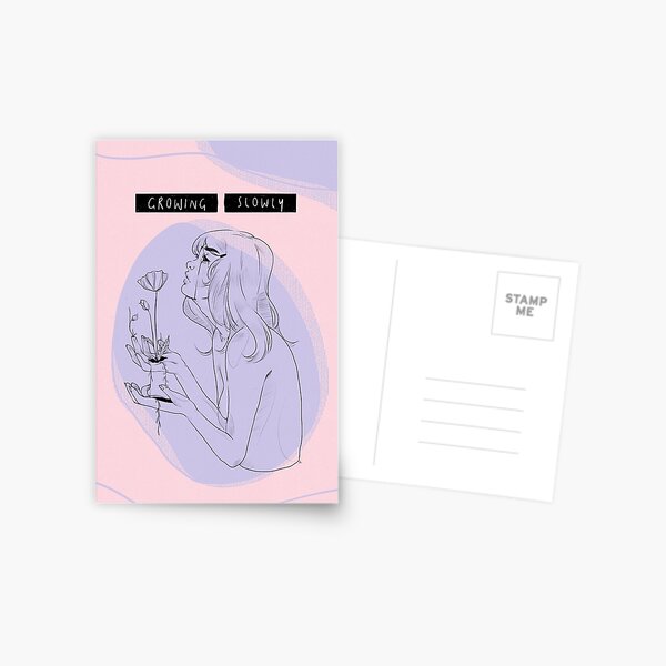 Growing sowly Postcard