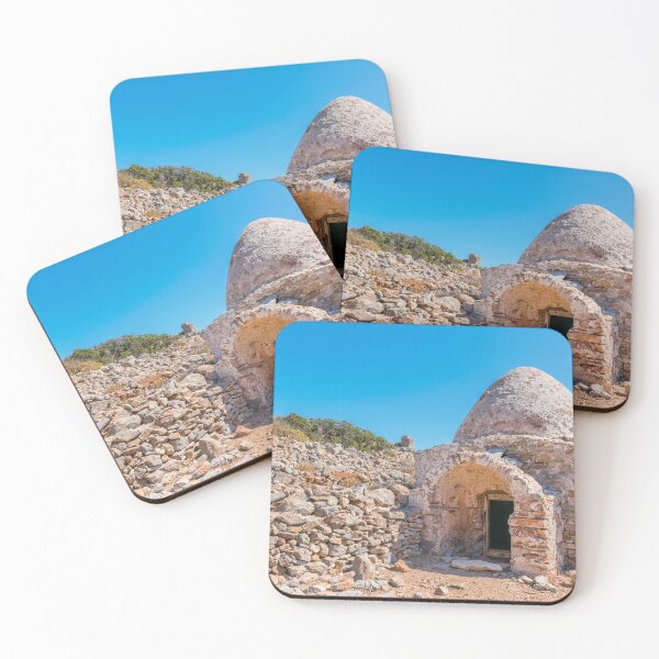 Item preview, View of old Pirate house in Saria Island, Greece designed and sold by Anyarnia.