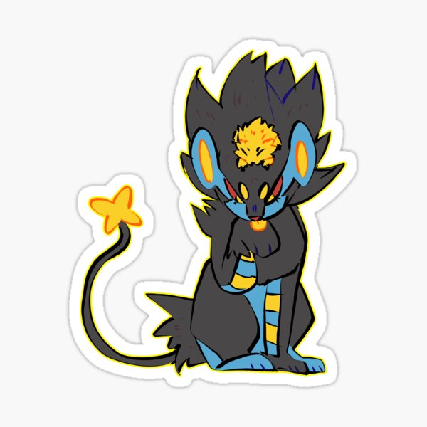Luxury and Joltik Sticker
