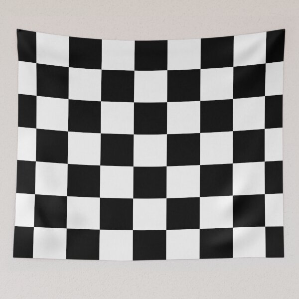 Item preview, Black White Checkered Grid Puzzle Poster designed and sold by resogewa.