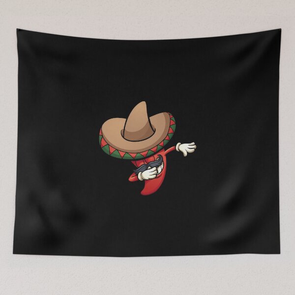 Item preview, Dabbing Chilli Pepper - Mexican Taco Food Dance designed and sold by PrintPress.