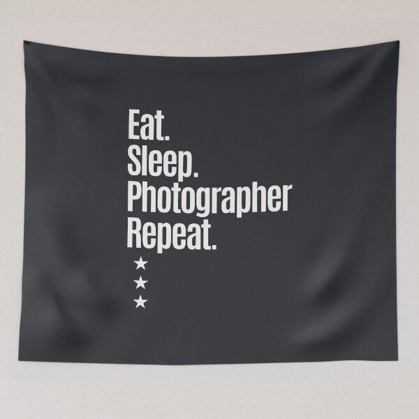Artikelvorschau, Eat Sleep Photographer Repeat entworfen und verkauft von cidolopez.