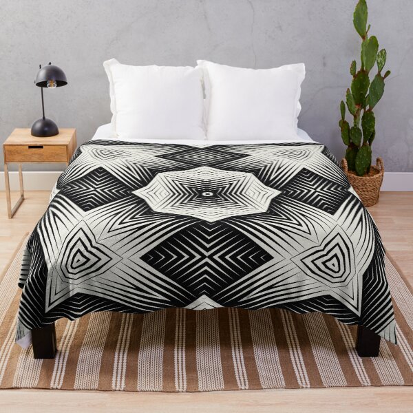 Item preview, Black and White Geometric Pattern No.43 designed and sold by venella.