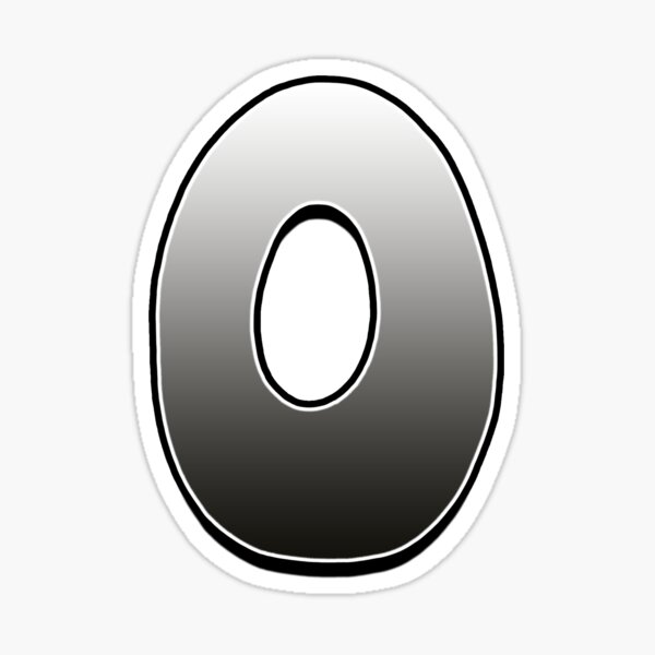 Letter O Sticker