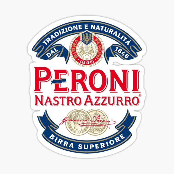 Logo vintage classique de Peroni Birra Sticker