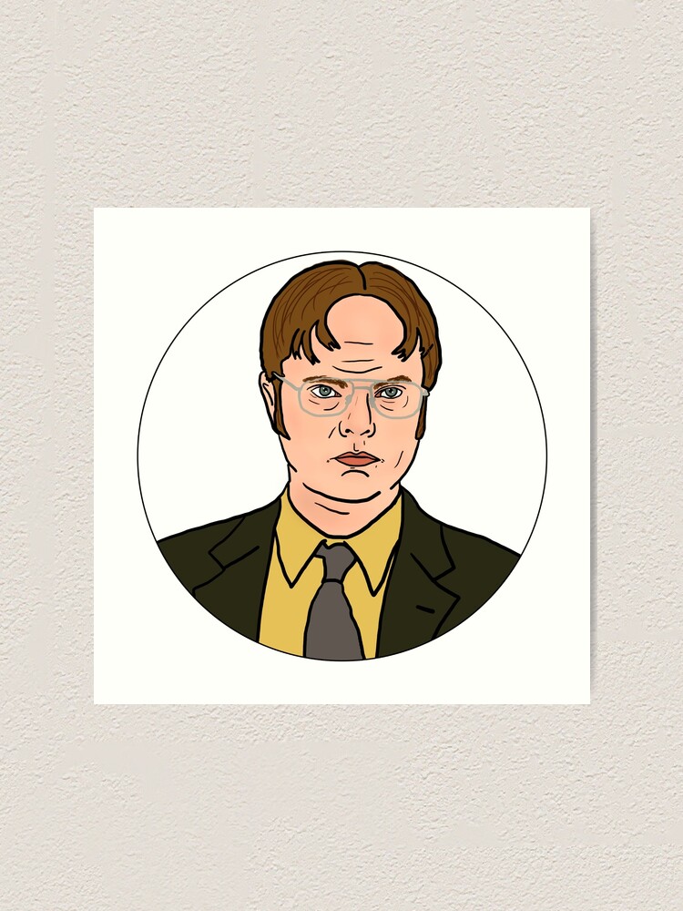 Dwight Schrute Art Print By Emptywearstuff Redbubble