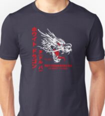 White Dragon Noodle Bar (aged look) Unisex T-Shirt