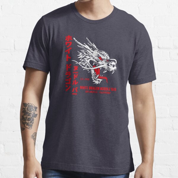 White Dragon Noodle Bar (aged look) Essential T-Shirt
