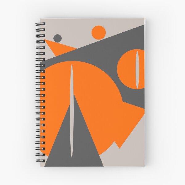 Item preview, Color Block Minimalist Geometric Art - Orange Grey Deep Khaki 01 designed and sold by vortexatelier.