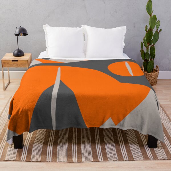 Item preview, Color Block Minimalist Geometric Art - Orange Grey Deep Khaki 01 designed and sold by vortexatelier.