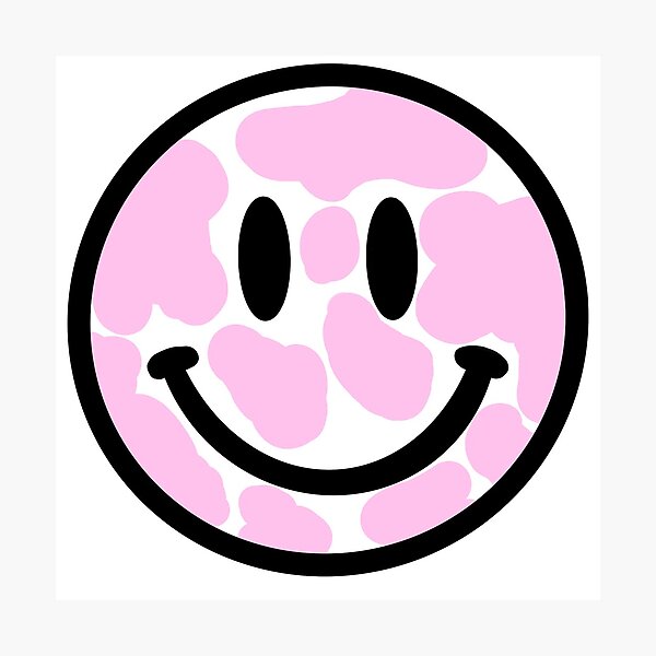 Pink Smiley Face Photographic Prints Redbubble