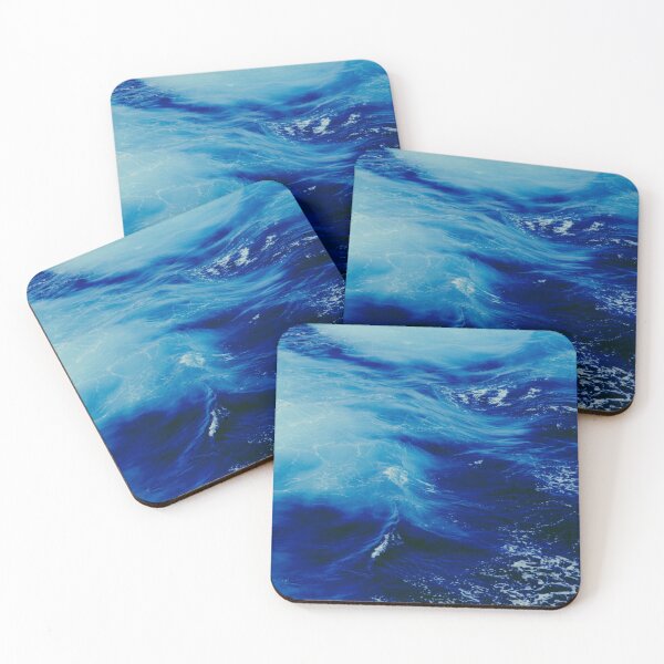 Item preview, light and dark beautiful blue ocean waves designed and sold by The Red Shop.