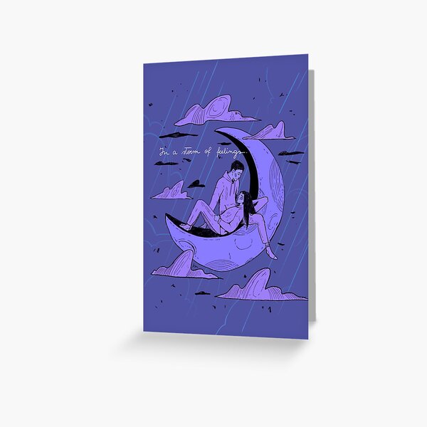 Storm of feelings Greeting Card