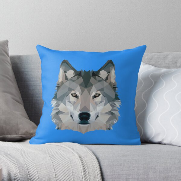Wolf Throw Pillow