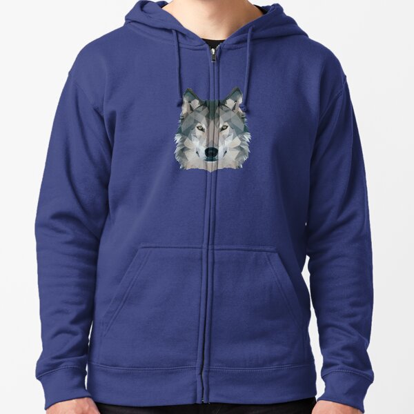 Wolf Zipped Hoodie