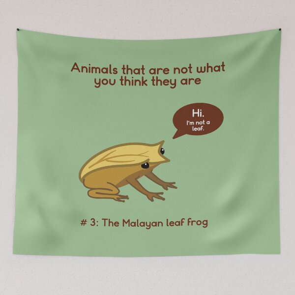 Item preview, Animals That Are Not What You Think They Are: The Malayan leaf frog designed and sold by Venturesome Victrix.