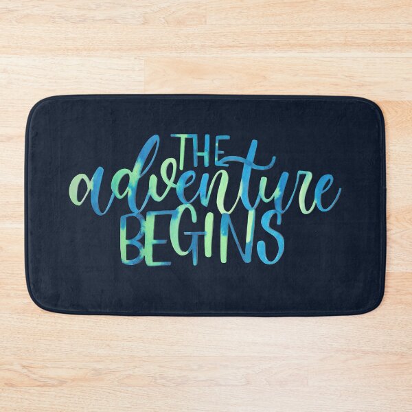 Item preview, The adventure begins, tie dye designed and sold by alwaysbookish.