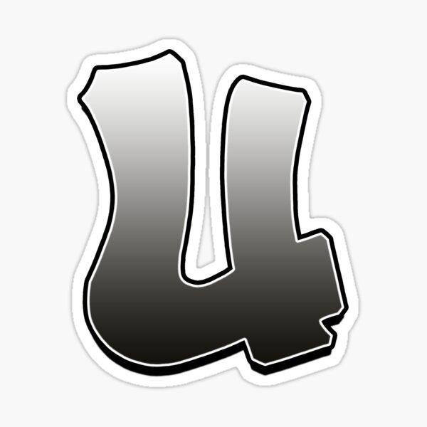 Letter U Sticker