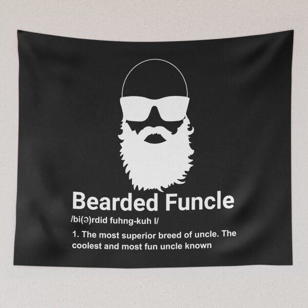 Item preview, Bearded Funcle Funny Uncle Definition designed and sold by knilelent.
