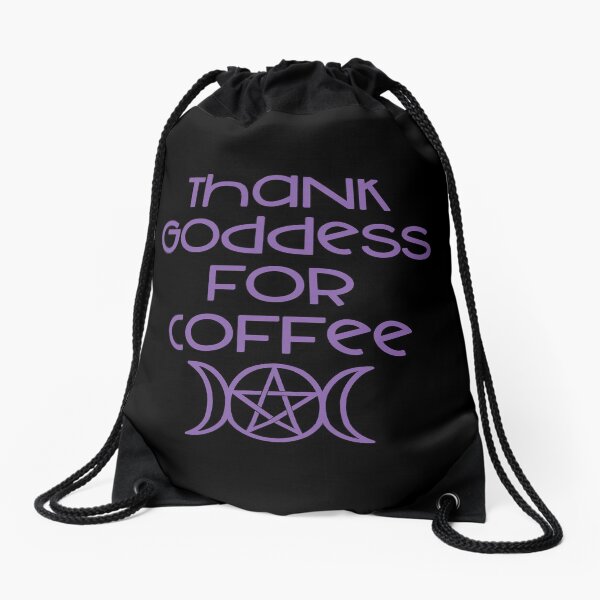 Item preview, Thanks Goddess for Coffee Cheeky Witch® designed and sold by cheekywitch.