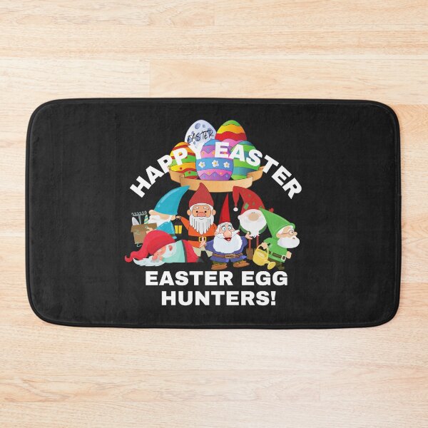 Item preview, EASTER EGG, HUNTERS, HAPPY EASTER, DWARFS, GNOMES, designed and sold by R B Chrystal.