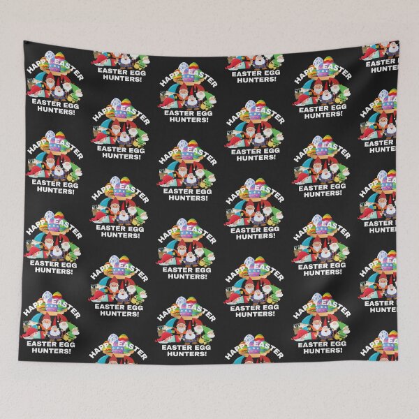 Item preview, EASTER EGG, HUNTERS, HAPPY EASTER, DWARFS, GNOMES, designed and sold by R B Chrystal.