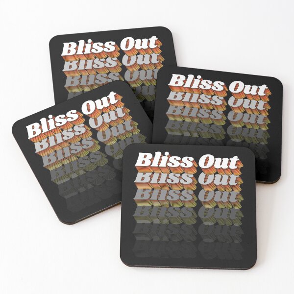 Item preview, Bliss Out // Be Blissfully Happy Cuz Why Not Retro Typography  designed and sold by acquiesce13.