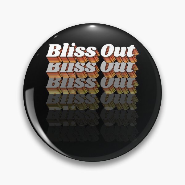 Item preview, Bliss Out // Be Blissfully Happy Cuz Why Not Retro Typography  designed and sold by acquiesce13.
