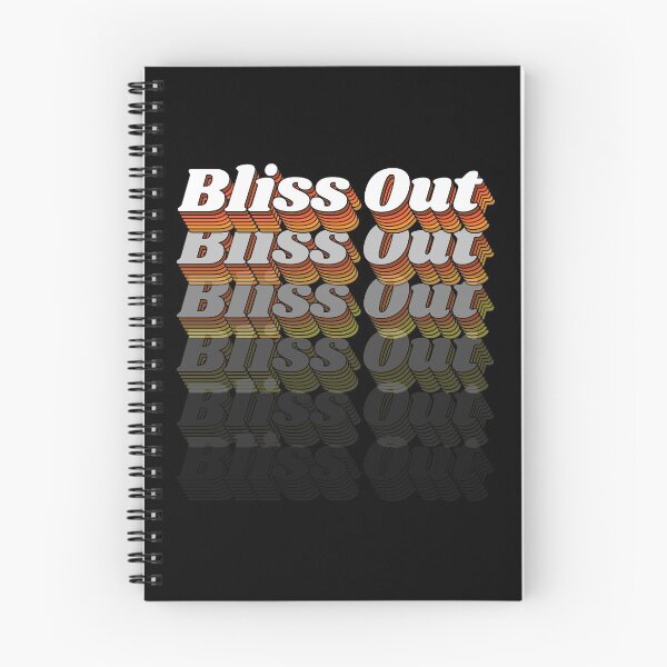 Item preview, Bliss Out // Be Blissfully Happy Cuz Why Not Retro Typography  designed and sold by acquiesce13.
