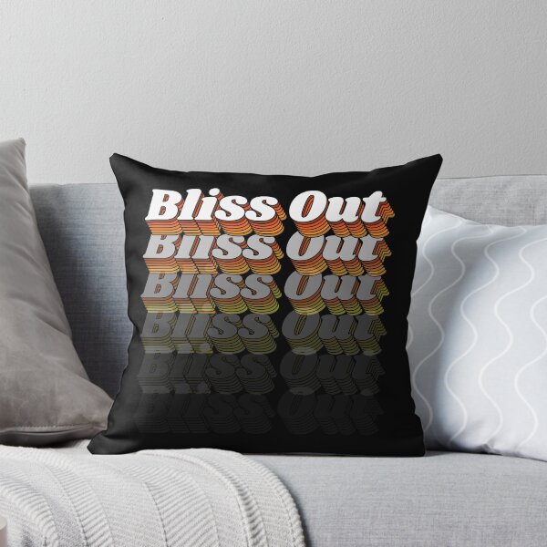 Item preview, Bliss Out // Be Blissfully Happy Cuz Why Not Retro Typography  designed and sold by acquiesce13.