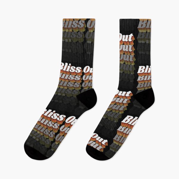 Item preview, Bliss Out // Be Blissfully Happy Cuz Why Not Retro Typography  designed and sold by acquiesce13.